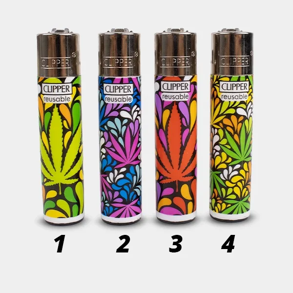 Mechero Clipper Leaf Style